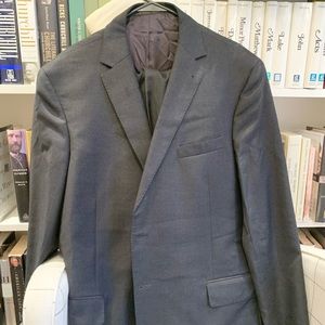 Mens Charcoal Jos. A. Bank Reserve Wool Suit